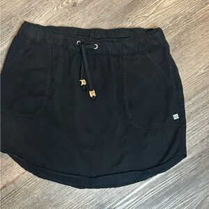 Black Drawstring tentree Instow Skirt